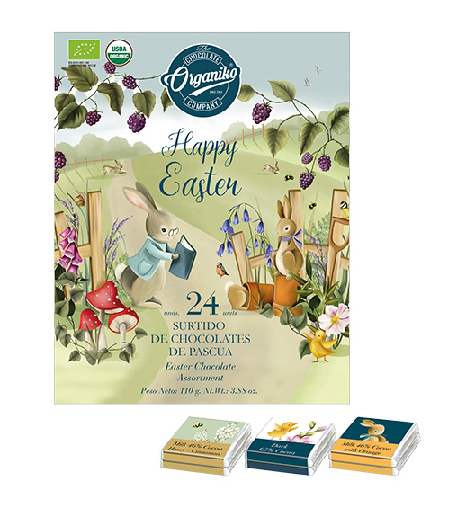 Bio Schokolade assortiert Ostern